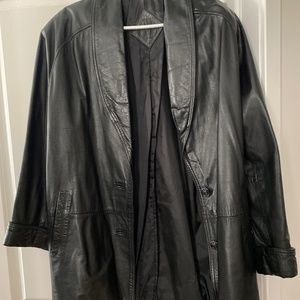 Vintage Oversized Genuine Leather Jacket